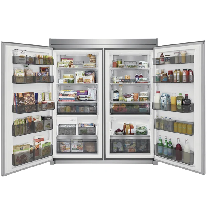 Gemelas FRIGIDAIRE Refrigeradora FPRU19F8WF + Congelador FPFU19F8WF + TRIM KIT TRMKTEZ2FL79 - Image 3