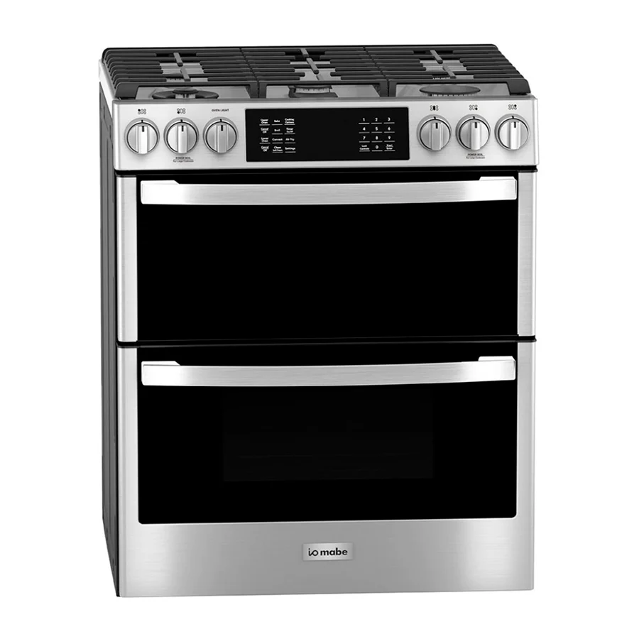 Estufa a gas 30" IO950FS0 GE modo sabbath 5 quemadores doble horno. - Image 2