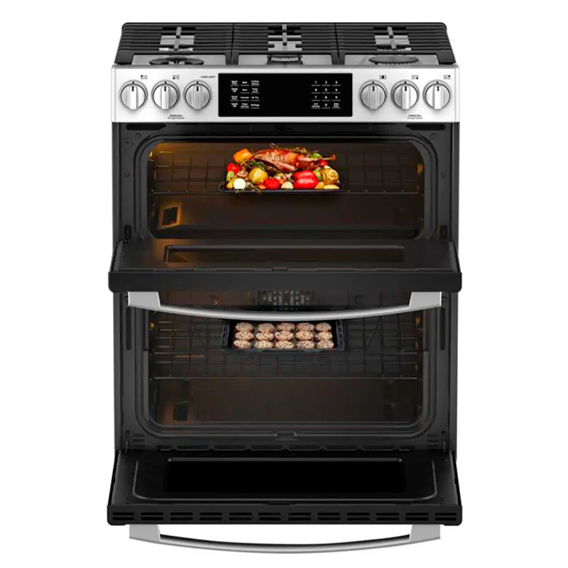 Estufa a gas 30" IO950FS0 GE modo sabbath 5 quemadores doble horno. - Image 3