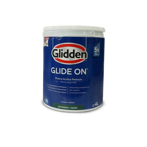GLIDDEN PINTURA BASE GLIDE-ON SATIN PASTEL GALON