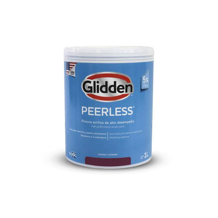 GLIDDEN PINTURA BASE PEERLESS ACRILICA MATE DEEP 1/4 GALON