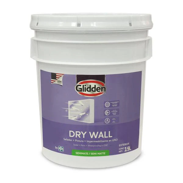 Pintura impermeabilizante especial Dry Wall Glidden blanco 5 galones