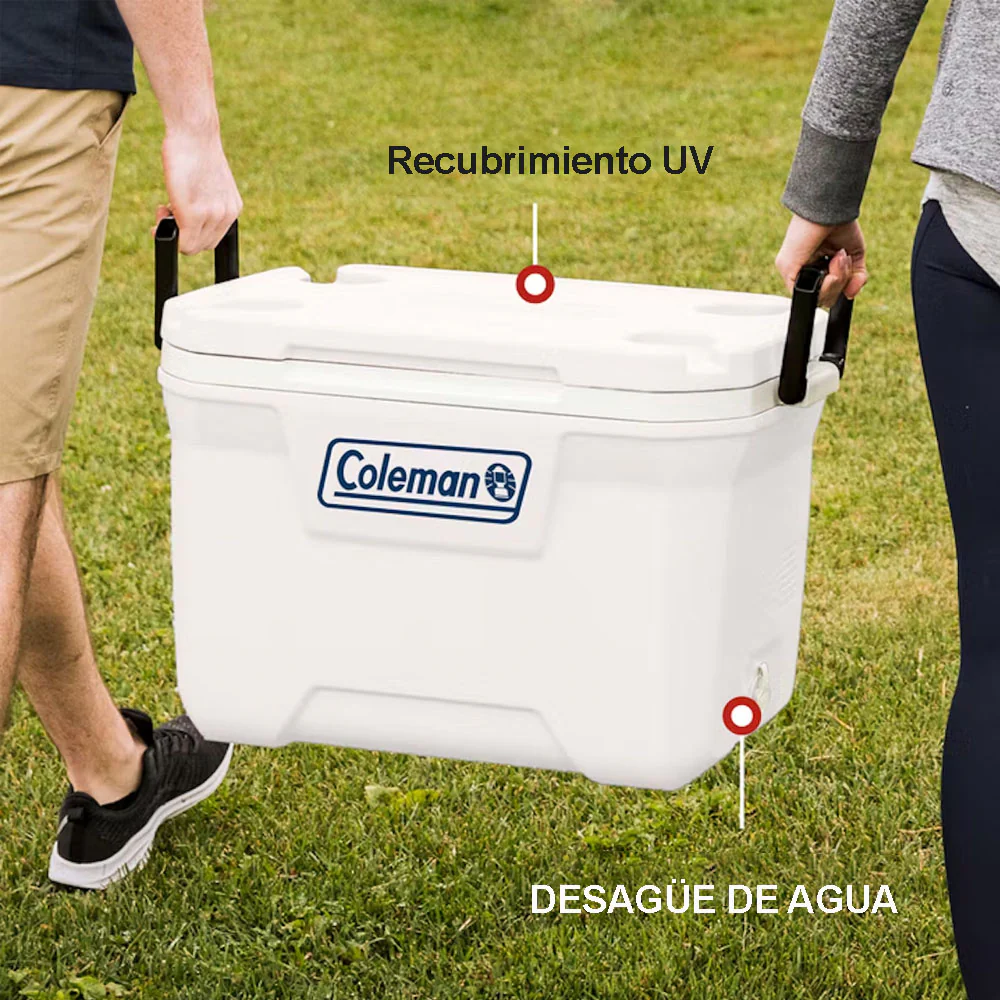 Hielera 52Qts Serie 316 Coleman color blanco - Image 2