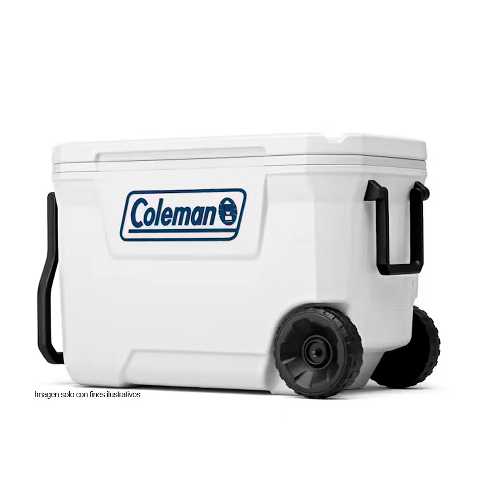 Hielera Coleman 62 Qts, Serie 316, con ruedas color blanco - Image 2