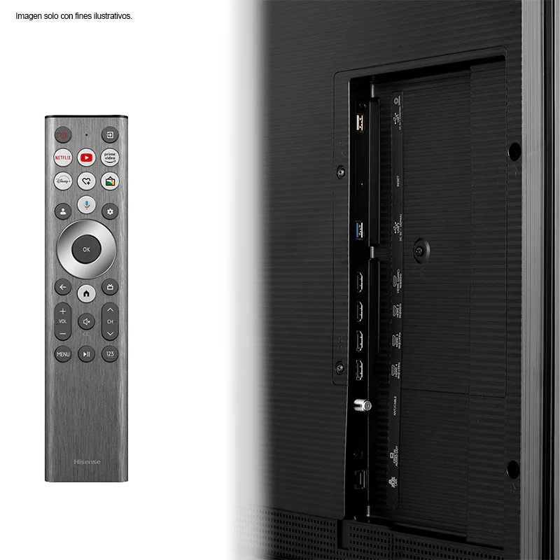 Televisor QLED Smart 75" modelo 75S7N de Hisense, con Google TV - Image 3