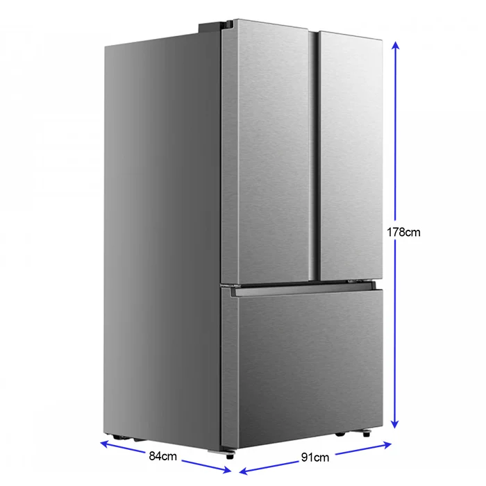 Refrigerador 26pc HRF266N6CSE Hisense Frech door acero inoxidable inverter - Image 4