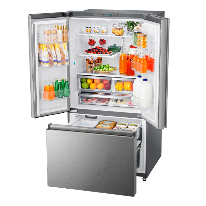 Refrigerador 26pc HRF266N6CSE Hisense Frech door acero inoxidable inverter - Image 5