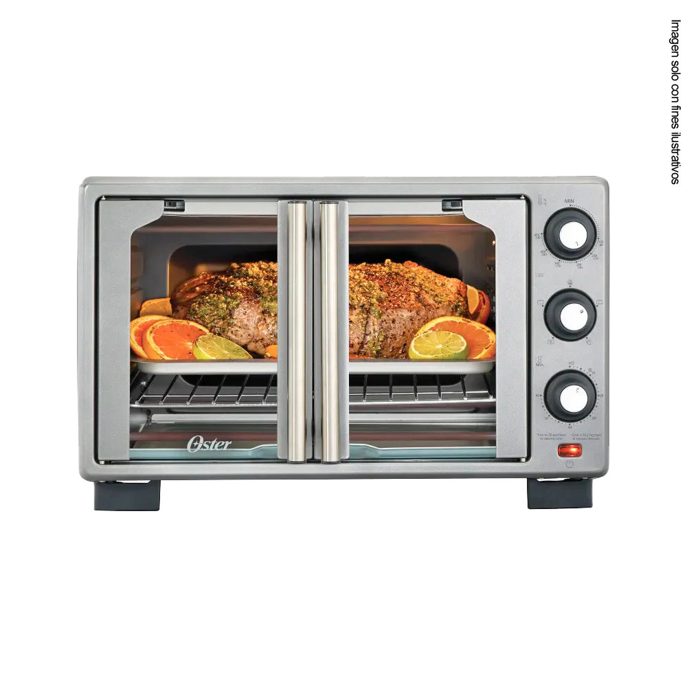 Horno con freidora de aire TSSTTV25FDMAFNS 25 litros Interior antiadherente Oster