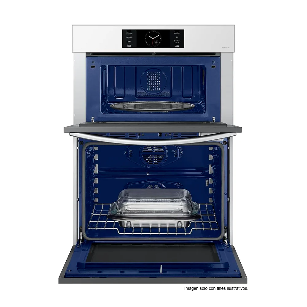 Horno empotrable eléctrico 30" NQ70CB700D12AA MICROONDAS 7.0 pc, sistema Flex Duo+ convección Dual Samsung. - Image 4