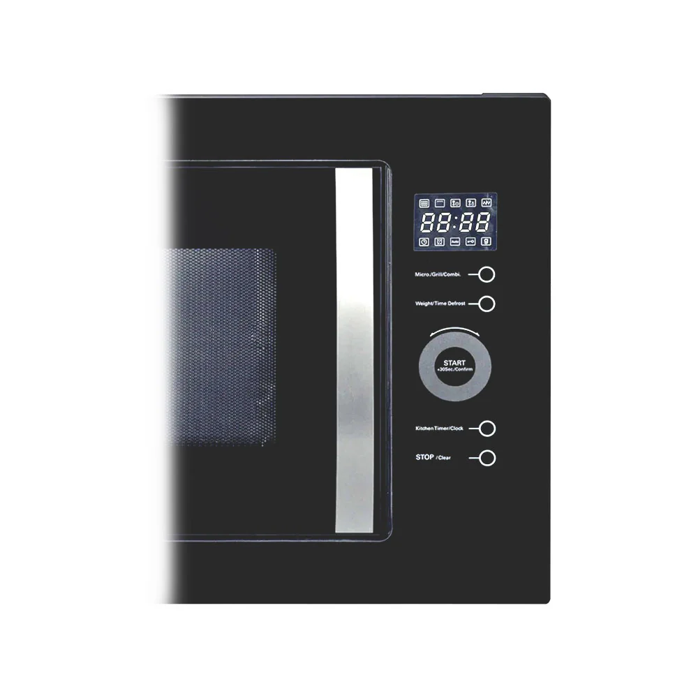 Horno microondas 9 pc Florencia Drija vidrio espejo negro Función grill gratinador eléctrico - Image 2