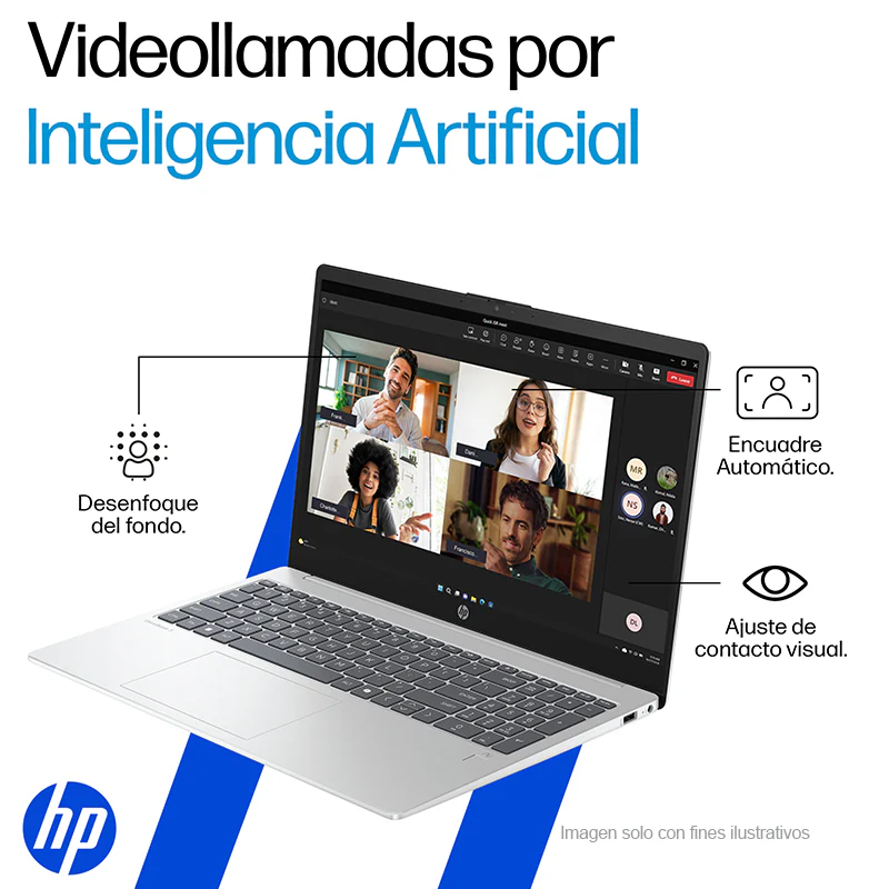 Laptop OmniBook 3 AI 15-fn0051la, HP | AMD Ryzen AI 5, 16 GB RAM, 512 GB SSD, 15.6" FHD, Windows 11 Home - Image 6