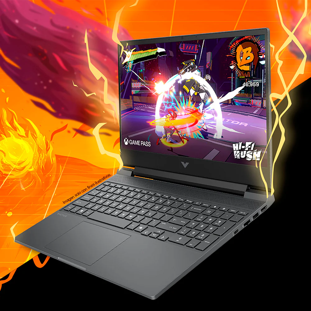 Laptop Gaming Victus 15-fb3021la, AMD Ryzen 7, 16 GB RAM, NVIDIA GeForce RTX 4050, 512 GB SSD, 15.6" FHD 144 Hz, Windows 11 Home incluye Hyperx cloud III wireless black - Image 4