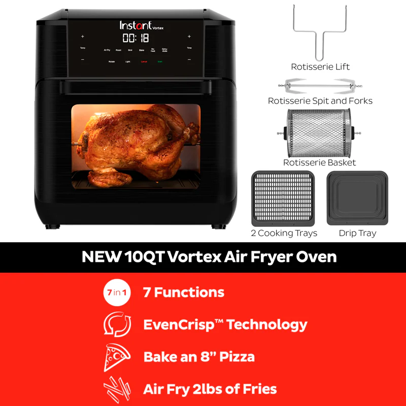 INSTANT VORTEX 10 QT FREIDORA DE AIRE - Image 3