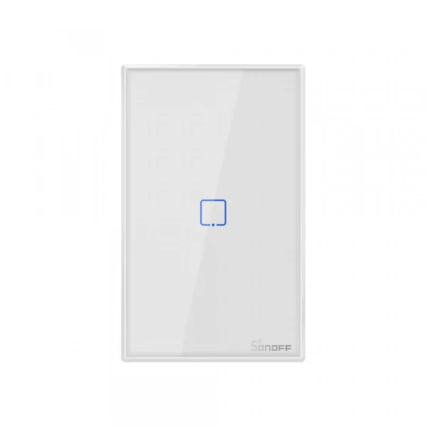Interruptor sencillo táctil blanco T0-1C Smart WI-FI SONOFF