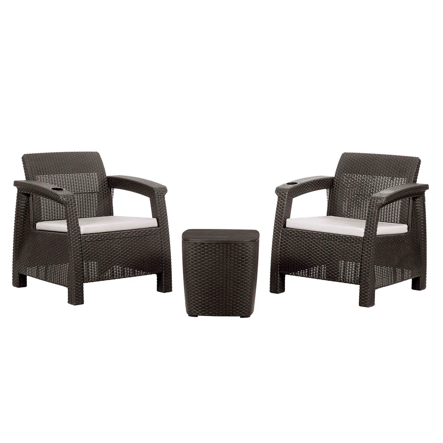 Juego de sala estar ferrara 424-WEN incluye 2 sillones y mesa de centro. - Image 2