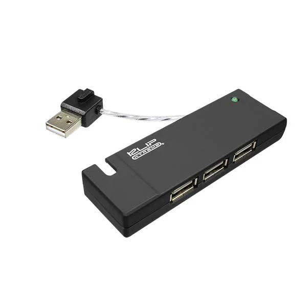 KLIP KUH-400B HUB USB A USB 4 PUERTOS NEGRO