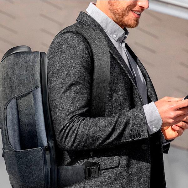 KLIP MOCHILA 15.6" KNB-901GB MULTIPLES COMPARTIMIENTOS GRIS - Image 2