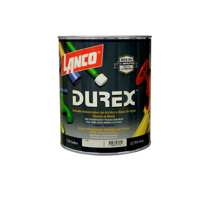 LANCO PINTURA ANTICORROSIVA DUREX MATE NEGRO GALON