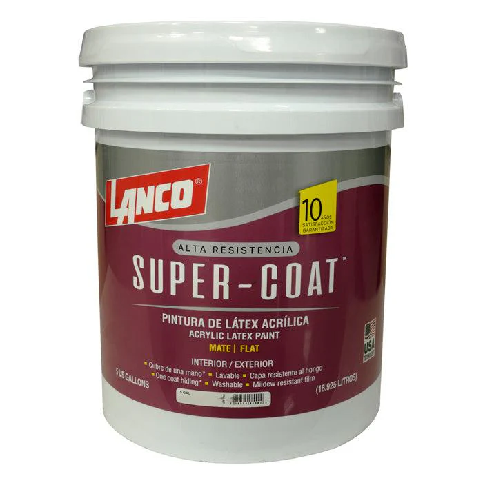 LANCO PINTURA BASE SUPER COAT ACCENT 5 GALONES