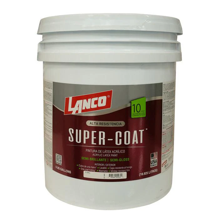 LANCO PINTURA BASE WELL GLOSS BLANCO 5 GALONES