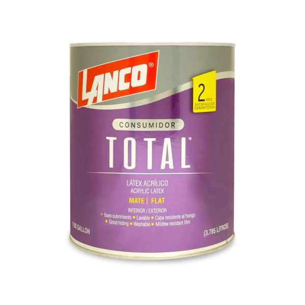 LANCO PINTURA LINEA TOTAL LATEX DOVER CREAM GALON