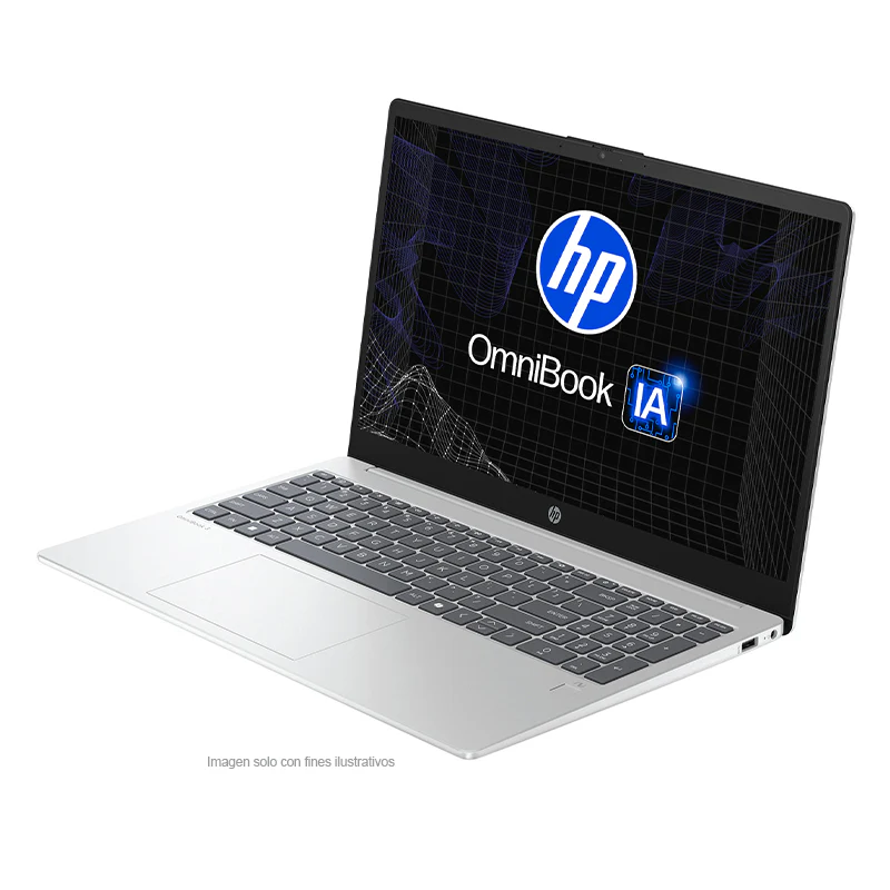Laptop OmniBook 3 Next Gen AI 15-fn0053la HP, AMD Ryzen AI 5, 16 GB RAM, 512 GB SSD, 15.6" FHD, Windows 11 Home - Image 2