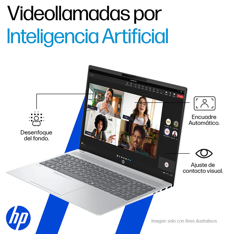 Laptop OmniBook 5 16-ag1051la HP, AMD RYZEN AI 5 340, 16GB, 512GB, Windows 11 home - Image 6