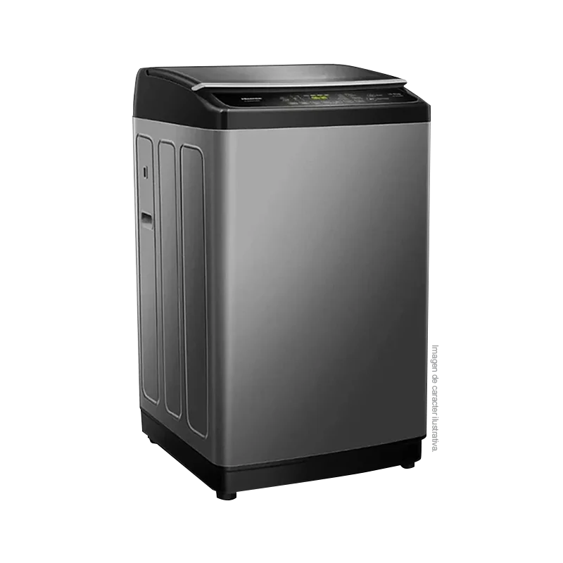 Lavadora 10.5kg WT3K1123UT Hisense, carga superior, color Titanium Grey, Super Clean - Image 2