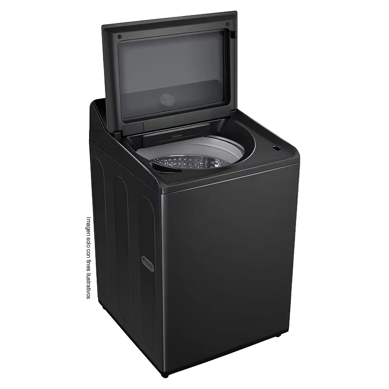 Lavadora 22kg carga superior | WT220BTX6 LG | sistema TurboWash | panel LED táctil | color negro | motor inverter con 10 años de garantía. - Image 3
