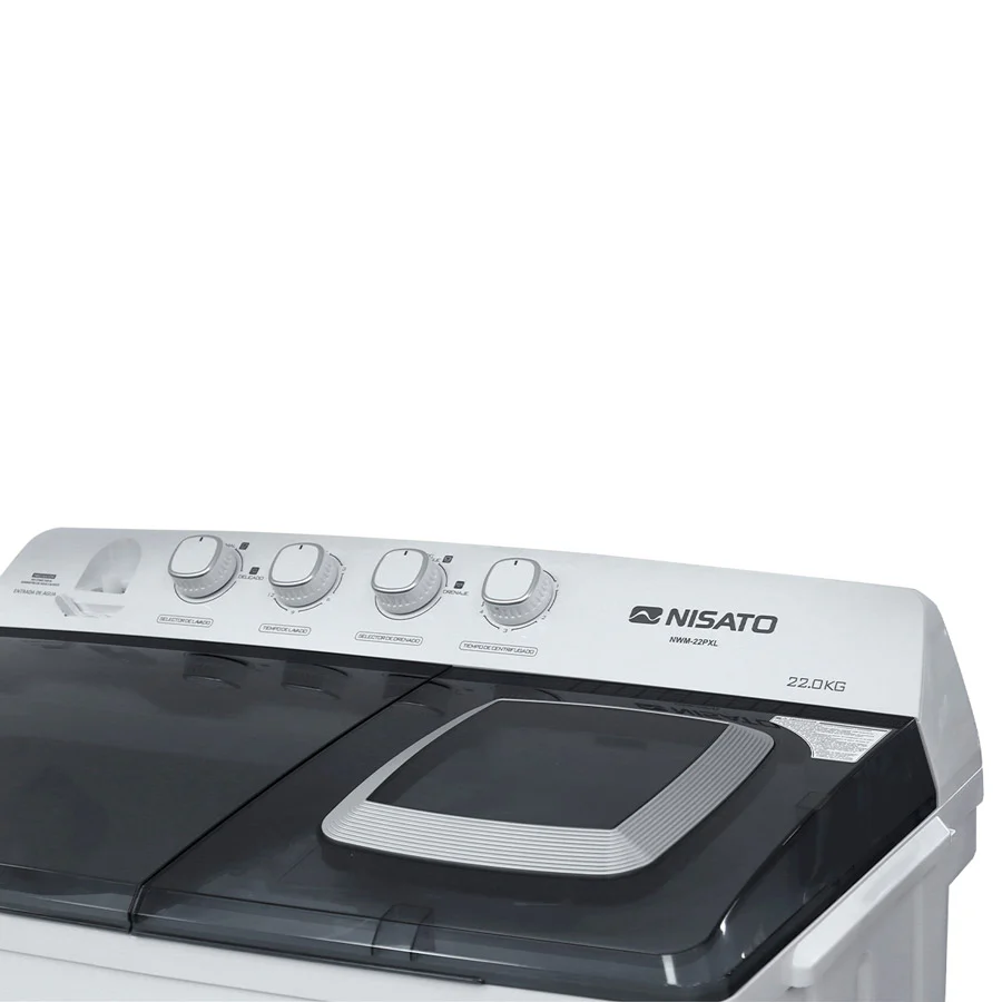 Lavadora 22kg semiautomática NWM-22PXL Nisato - Image 5