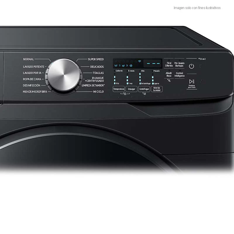 Lavadora 26kg WF26DG8250AVAP carga frontal inverter AI multicontrol color gris oscuro - Image 7