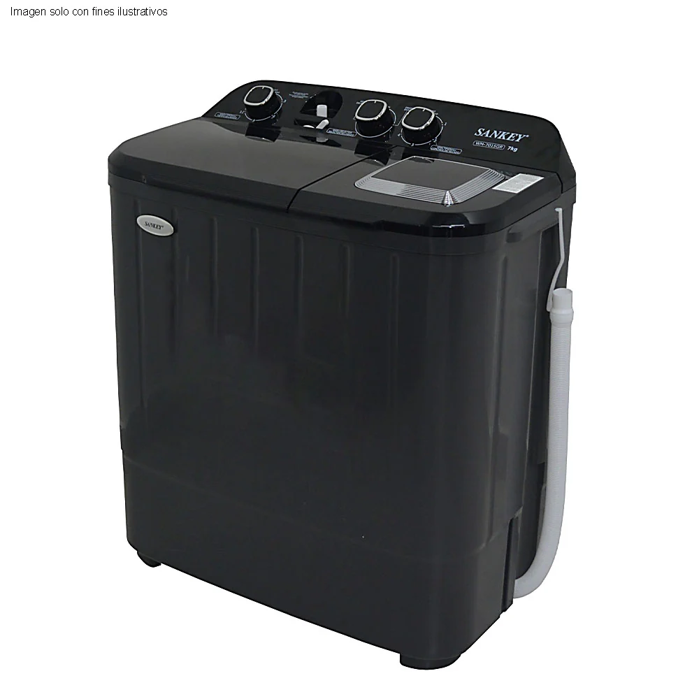 Lavadora 7kg semiautomática WM-7015GR  Sankey doble tina
