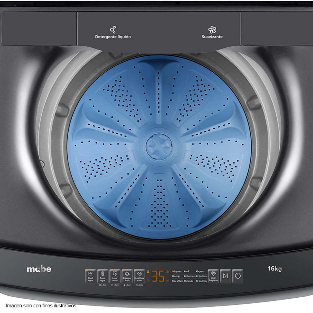 Lavadora automática 16kg LMA6120WDGAB0 color Diamond Gray canasta acero inoxidable panel digital. - Image 4