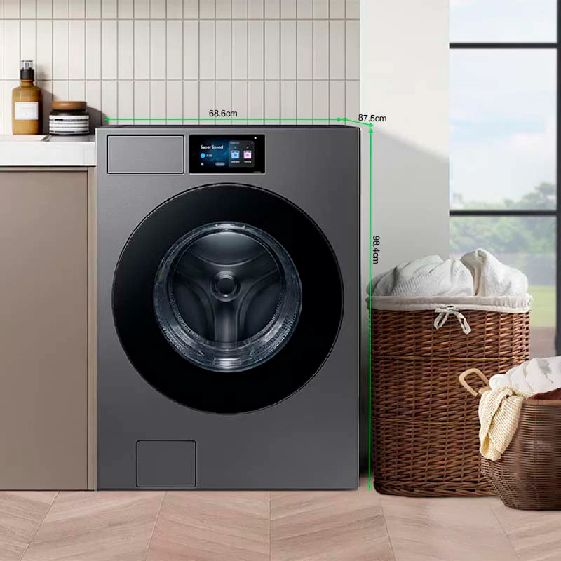 Lavadora Bespoke AI carga frontal 26 Kg WF90F26ADSAP AI Home y AI OptiWash+ Samsung - Image 8