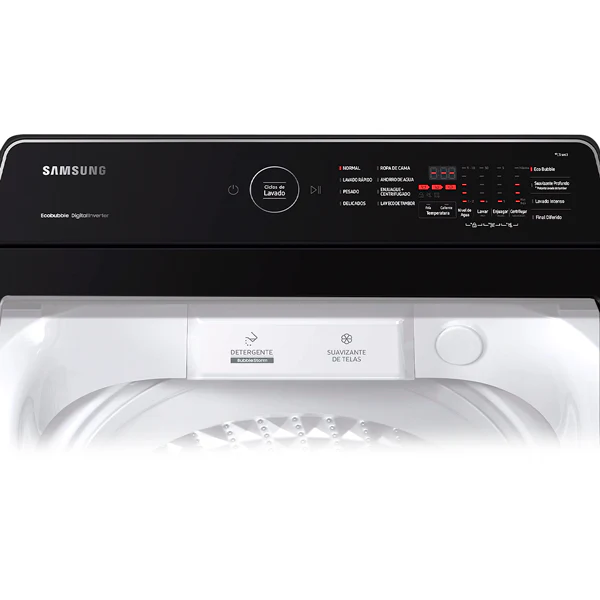 Lavadora automática de carga superior, 15 kg, WA15CG5441BWAP, Samsung, tambor de acero inoxidable - Image 3