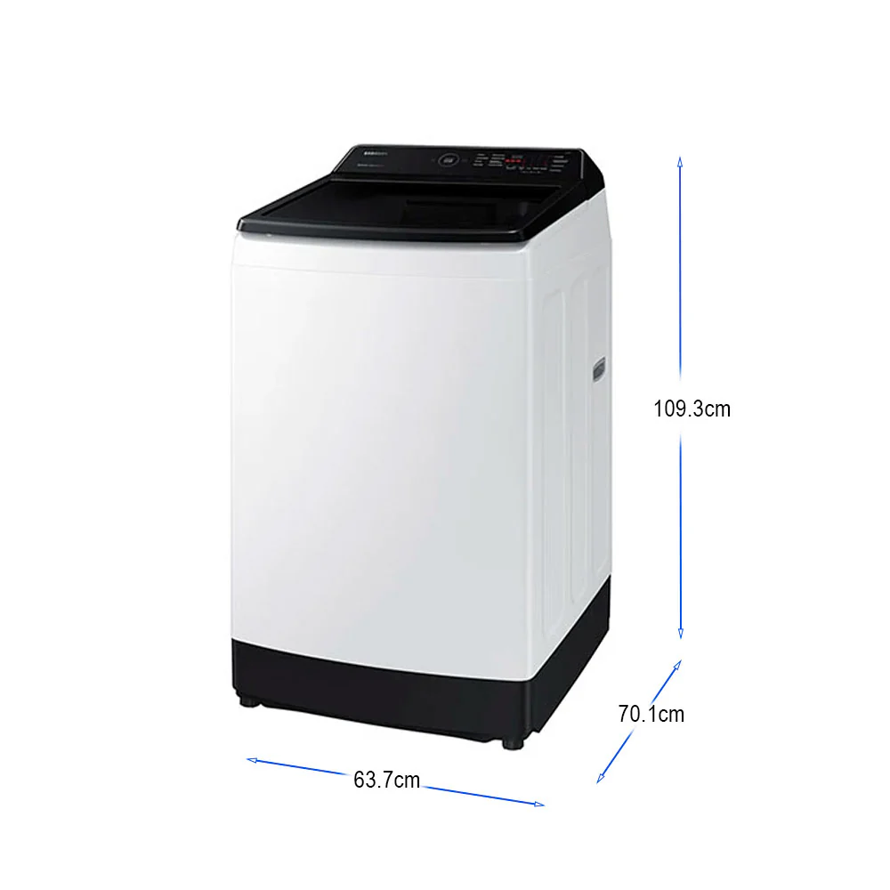 Lavadora de 19kg WA19CG6442BWAP Samsung Inverter echo bubble smart check carga superior - Image 3