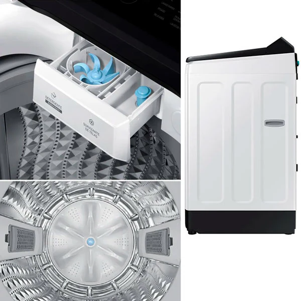 Lavadora de 19kg WA19CG6442BWAP Samsung Inverter echo bubble smart check carga superior - Image 5