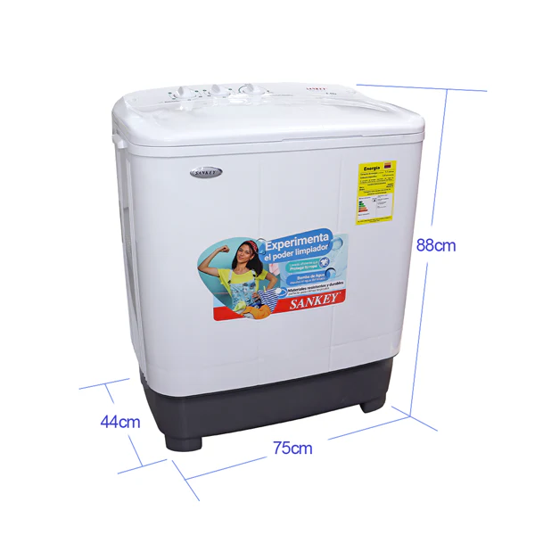 Lavadora Sankey 8Kg Semiautomática WM-8077P - Image 4