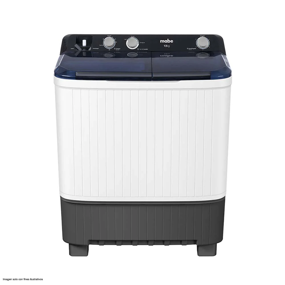 Lavadora semiautomática 13kg LMDX3123HBAB0 Mabe