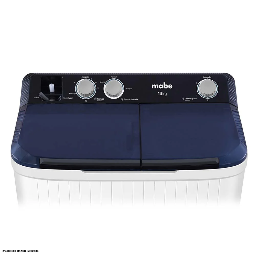 Lavadora semiautomática 13kg LMDX3123HBAB0 Mabe - Image 3