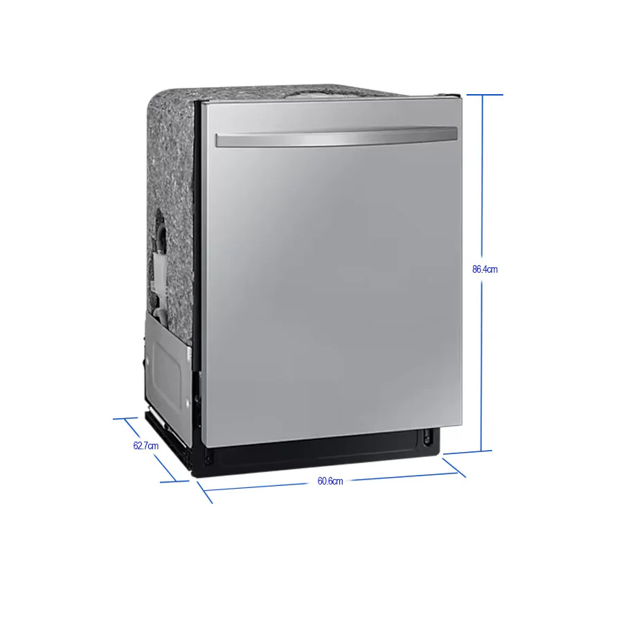 Lavaplatos 24" DW80CG5451SRAA Samsung con 3 estantes mandos ocultos Storm Wash - Image 3