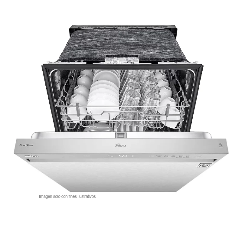 Lavaplatos empotrable 24" LDFN3432T LG, color acero inoxidable, 15 servicios, inverter - Image 4