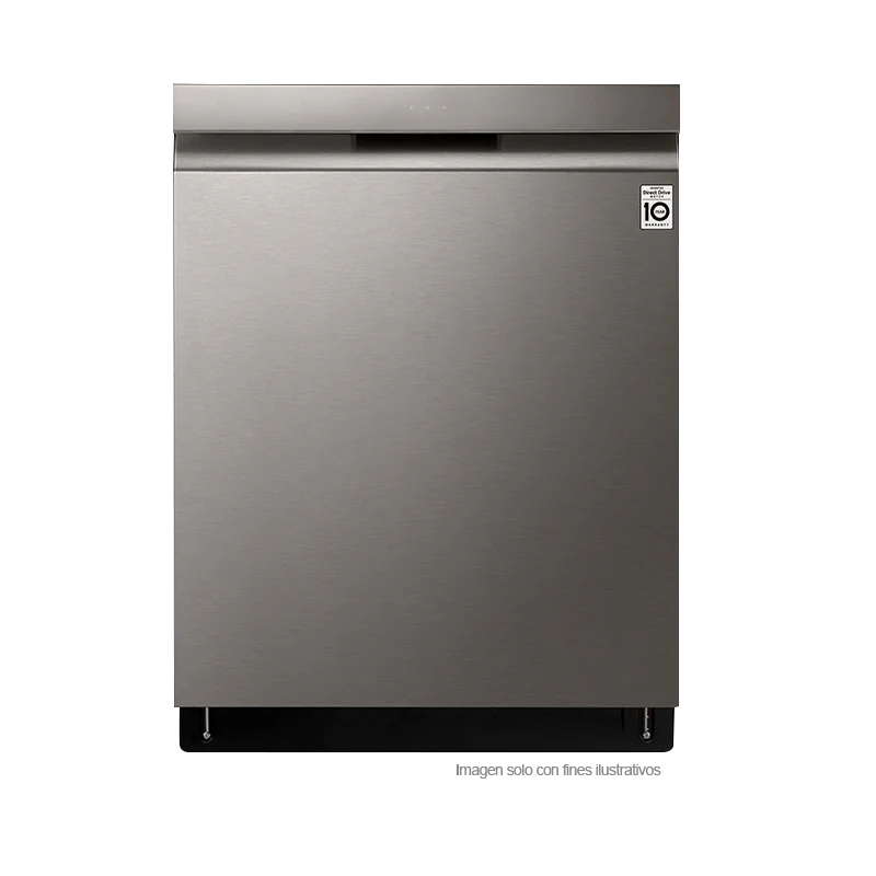 Lavaplatos empotrable de 24” Smart Direct Drive LDP6810BD LG, sistemas QuadWash y TrueSteam