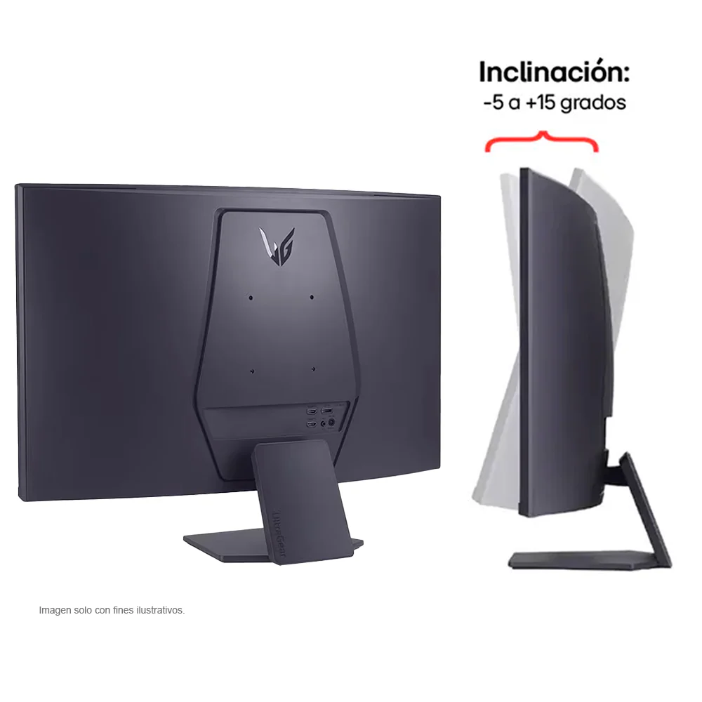 MonitorCurvo Gaming UltraGear 32", 1000R QHD 1MS 180Hz, modelo 32GS60QC-B. LG - Image 4