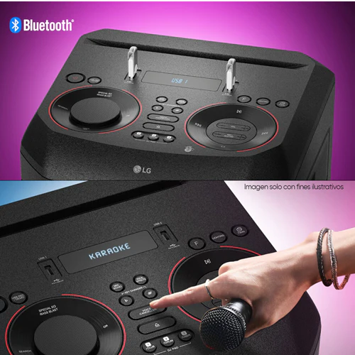Torre de Sonido Xboom RNC7 LG, Radio FM Multi Bluetooth Super Bass Boost - Image 7