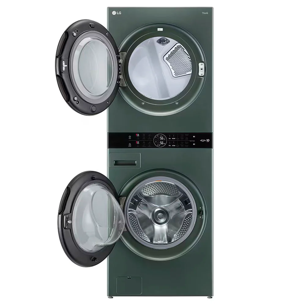Torre de lavado y secado 25 kg WK25GGS6 LG color verde AI DD Turbo Wash - Image 3