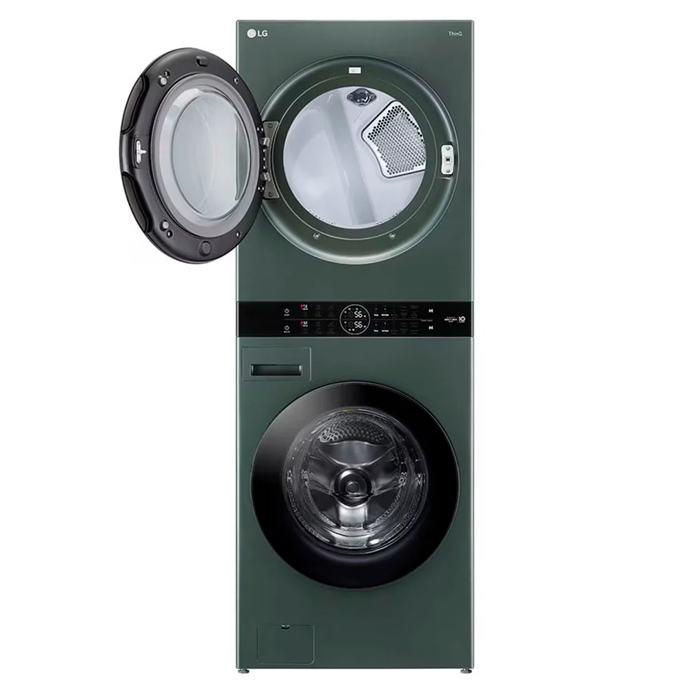 Torre de lavado y secado 25 kg WK25GGS6 LG color verde AI DD Turbo Wash - Image 4