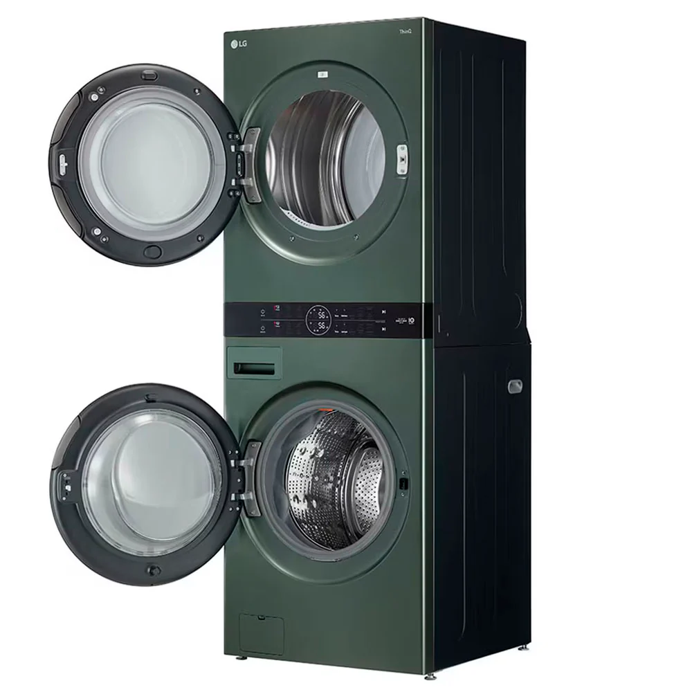 Torre de lavado y secado 25 kg WK25GGS6 LG color verde AI DD Turbo Wash - Image 5