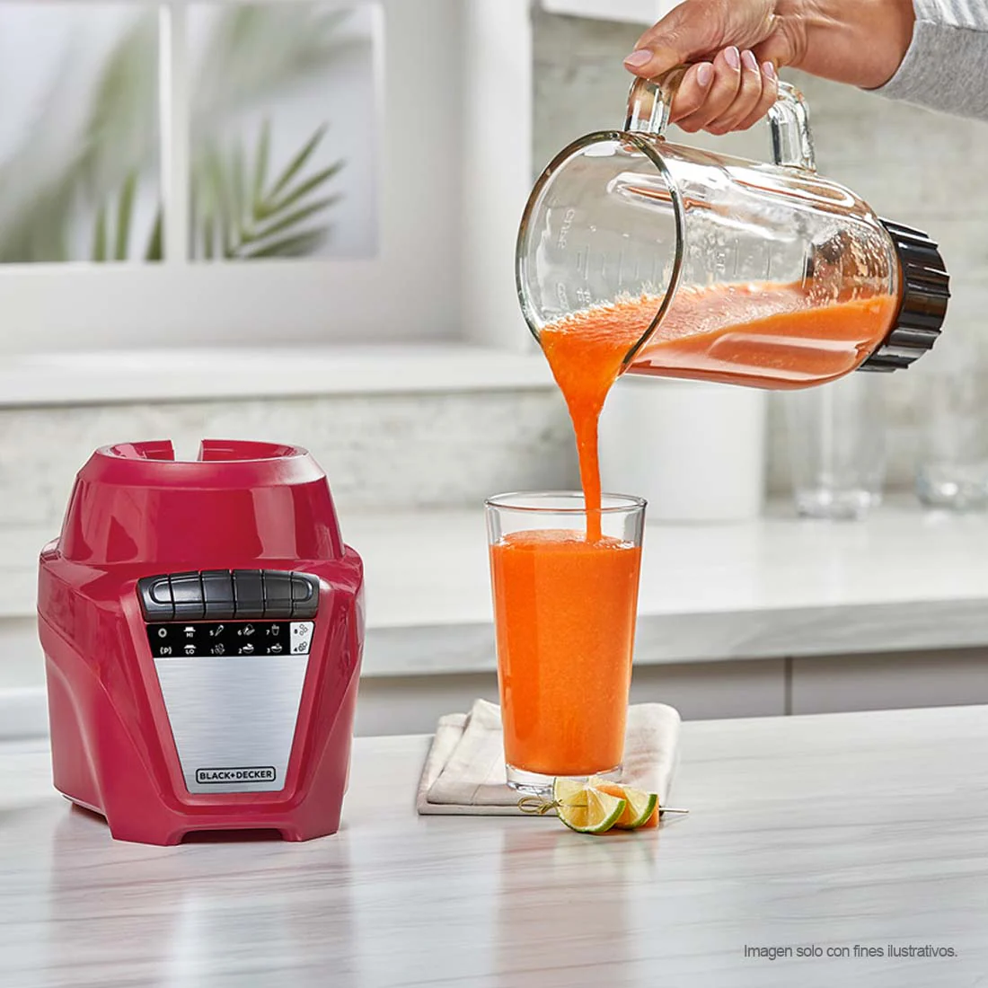 Licuadora 1.65 L BL0877-1PDLA Black & Decker 8velocidades color violeta, vaso plástico - Image 3
