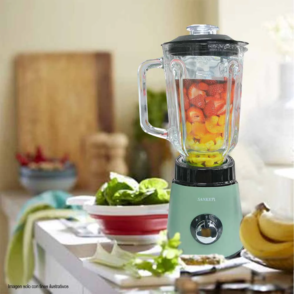 Licuadora BL-781GG color verde jarra de 1.5 litros 600W Sankey - Image 2